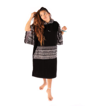 Poncho de toalla microfibra Arena