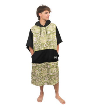 Poncho de toalla microfibra Hawai