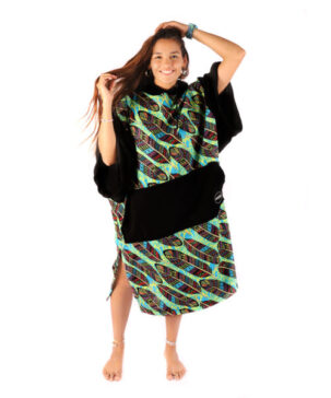 Poncho de toalla microfibra Hulu