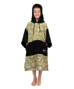Poncho kids de toalla microfibra Hawai