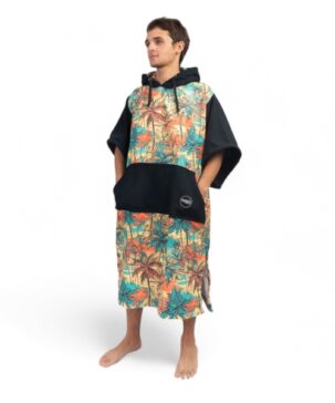 Poncho de toalla microfibra Palmar