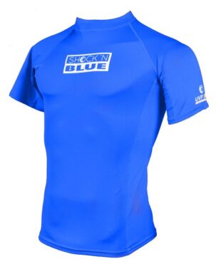 Shock'N Blue remera lycra niño m/corta lisa estampada