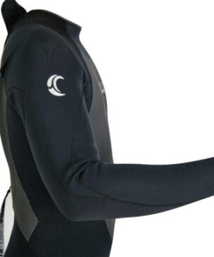 Shock N'Blue entero de neoprene full gbs nero 4/3 back zip m/larga