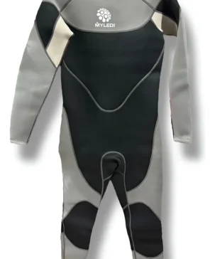 Traje de neoprene largo 3mm gris de hombre Mar Cristal